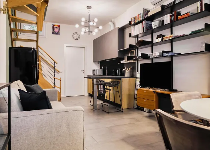 Just Urban - Design Loft 2 Bathrooms And Balcony - 9 Min M4 Duomo Apartament